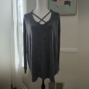 Hippie Love Criss Cross Sweater